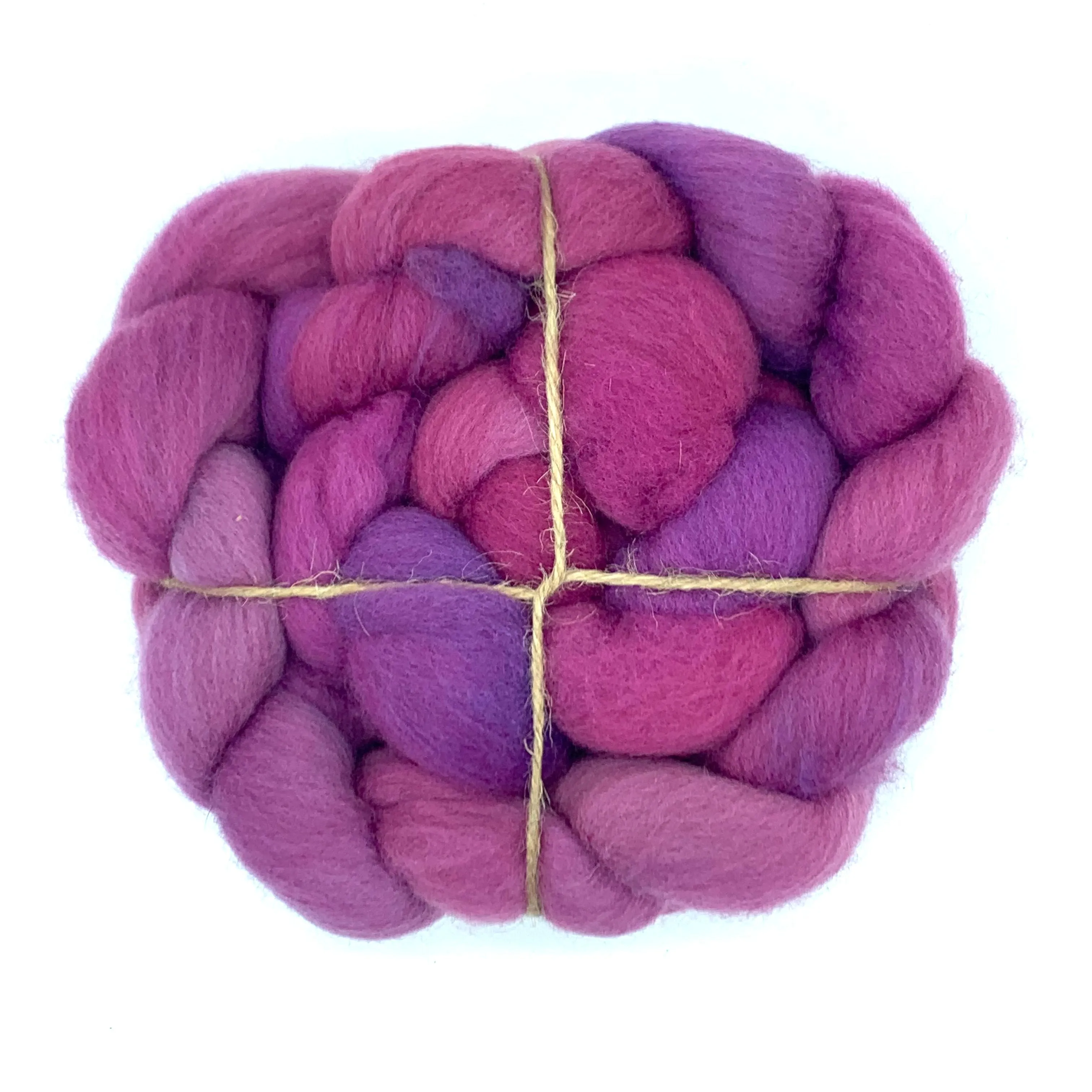 100% Polworth Wool Roving 4oz: Remington
