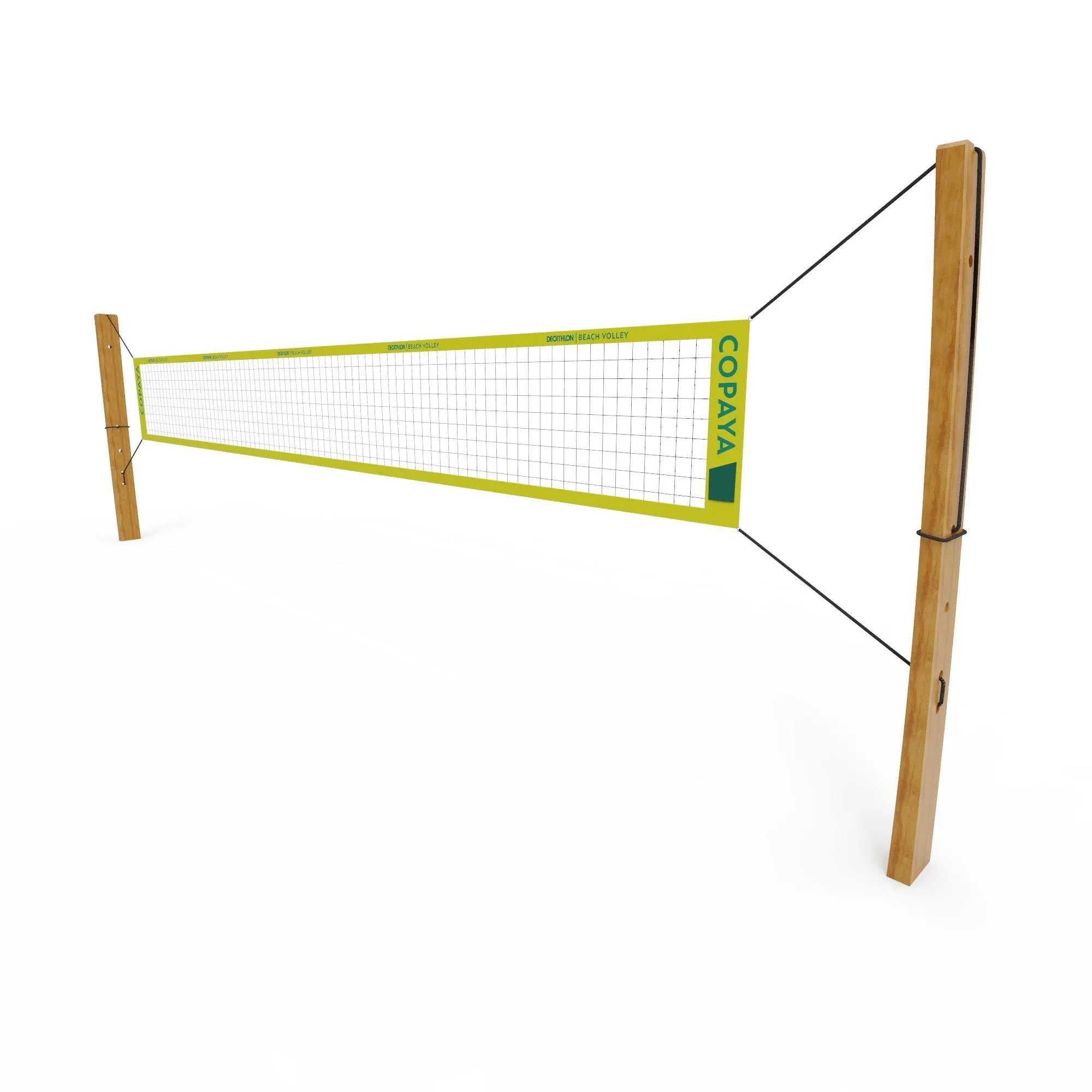 Beach volleyball net BVN900 official sizes yellow COPAYA