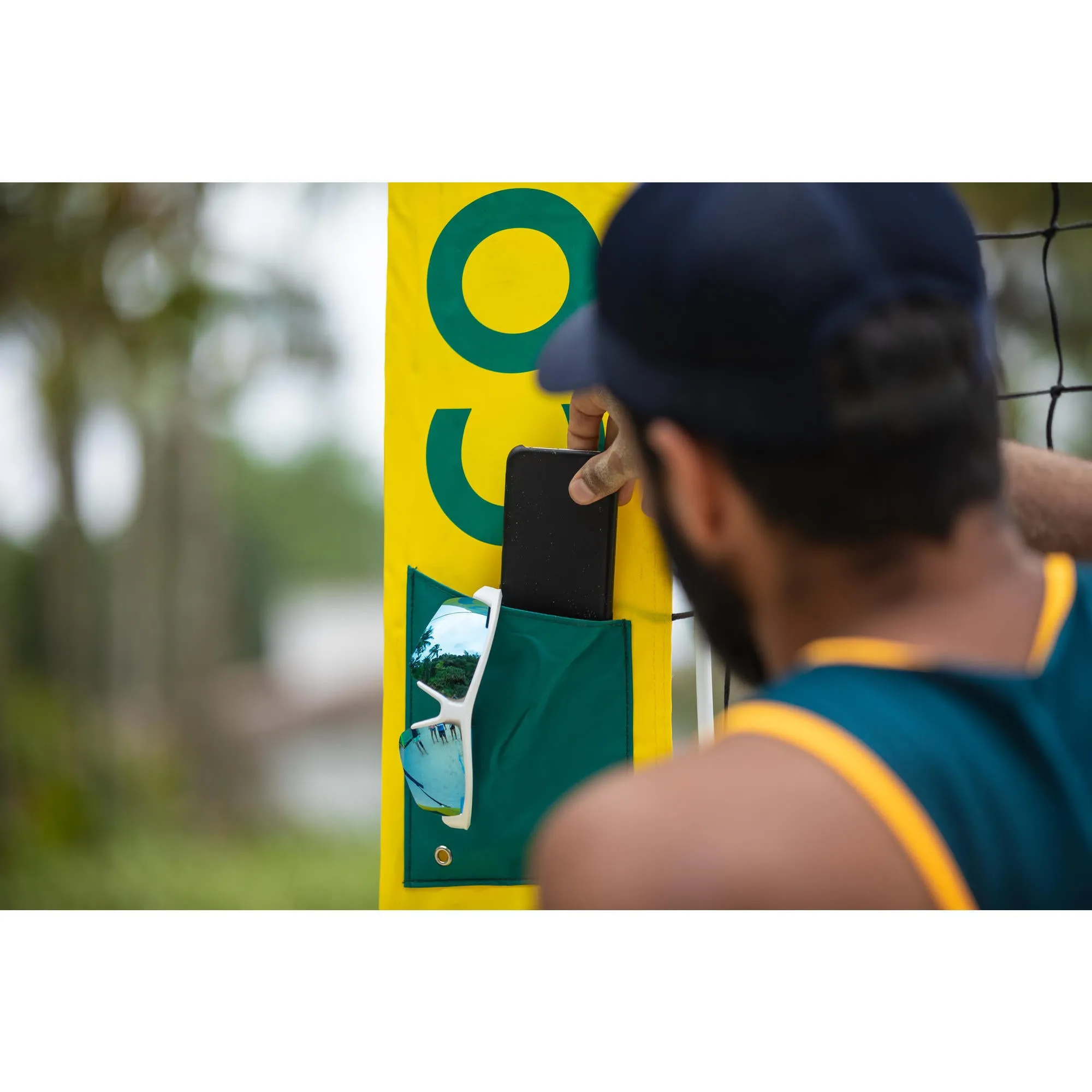 Beach volleyball net BVN900 official sizes yellow COPAYA