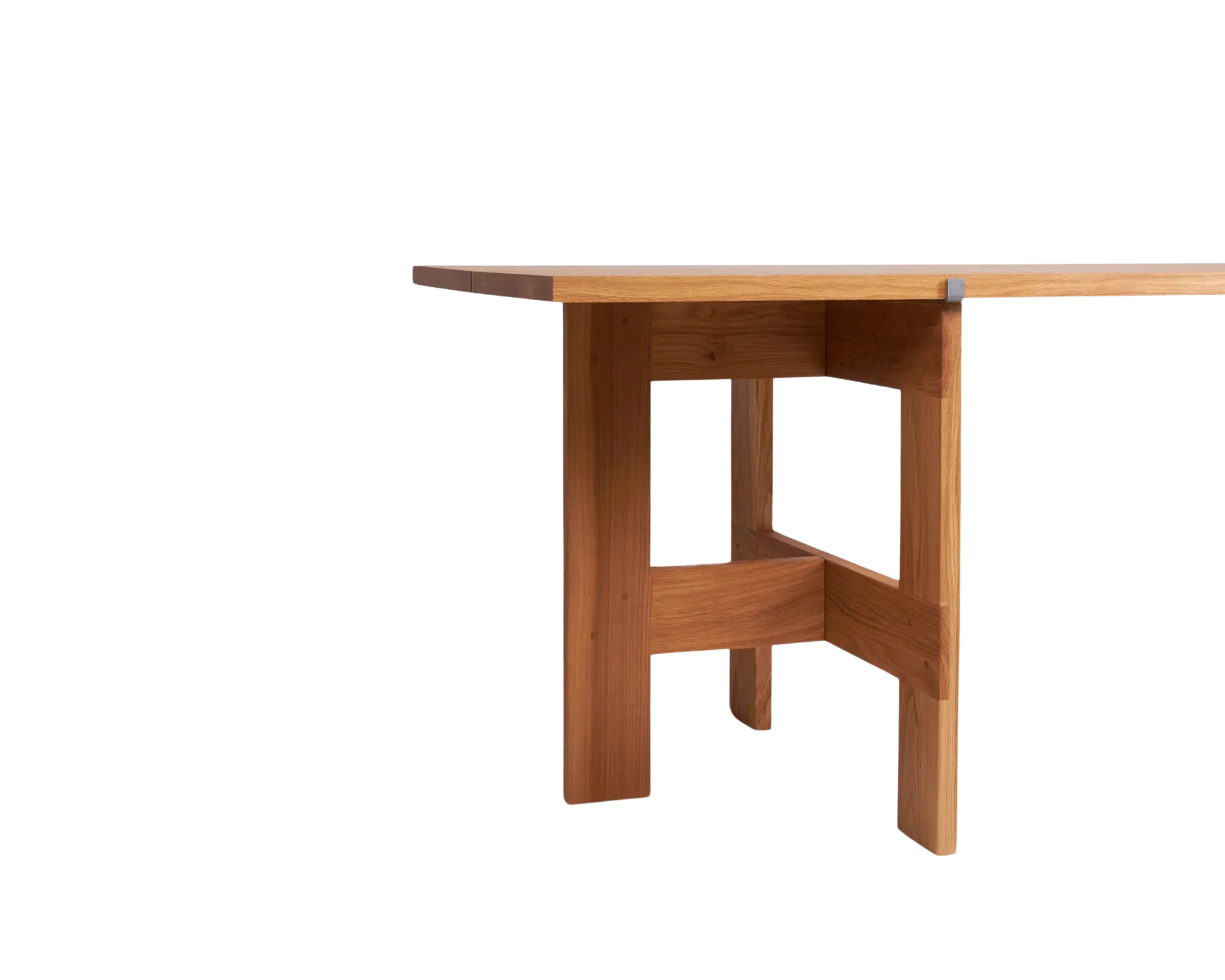 Farmhouse Trestle Table | Natural Oak | L220 Planks
