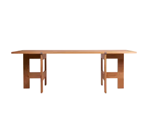 Farmhouse Trestle Table | Natural Oak | L220 Planks