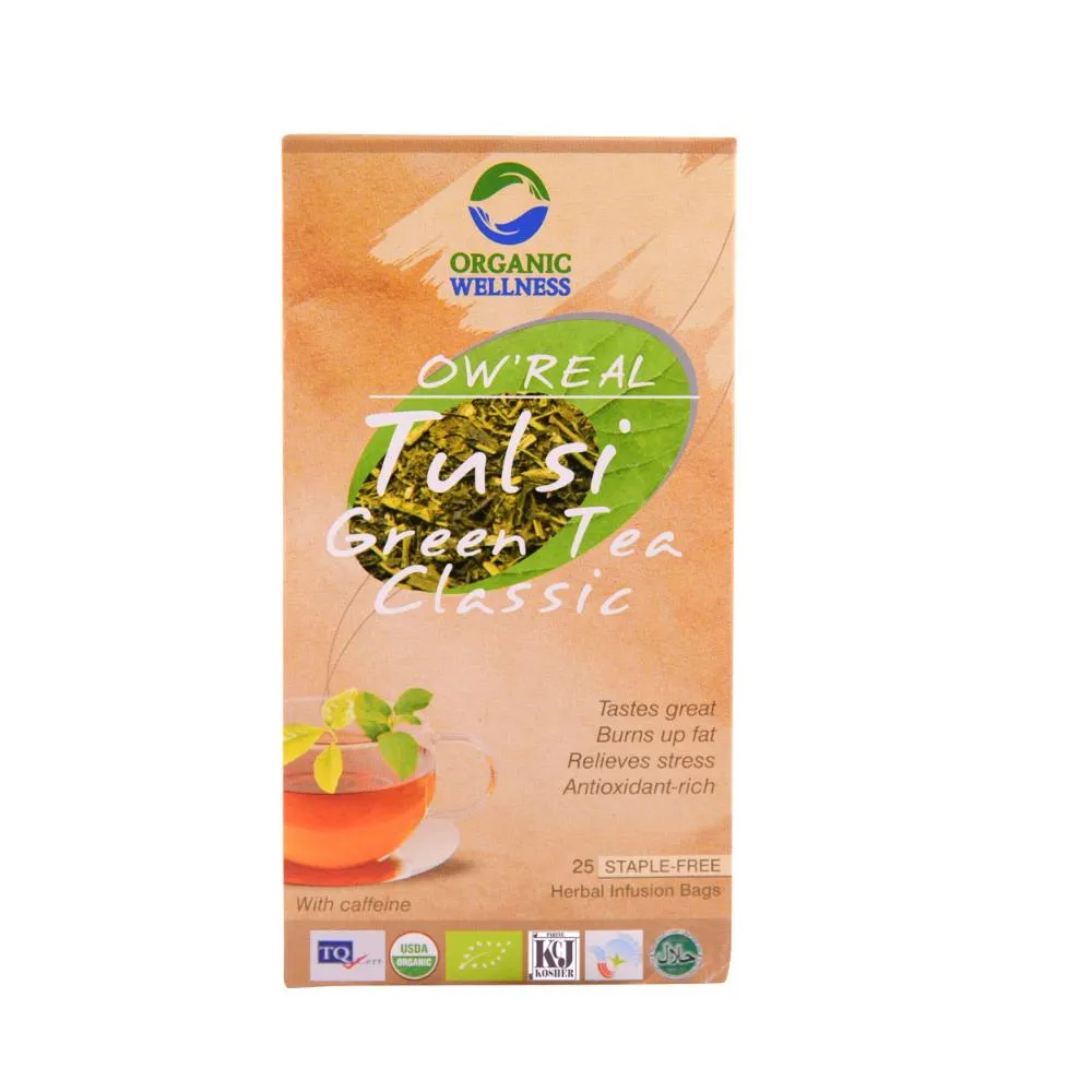 Organic Wellness Tulsi Green Tea 25pc